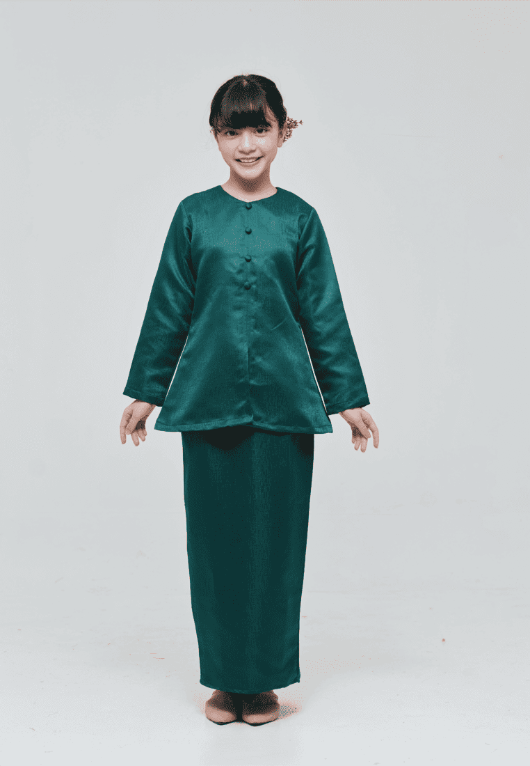 Zehra Kebarung Kids in Emerald Green