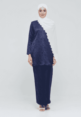 Hanna Kurung Modern Dark Blue