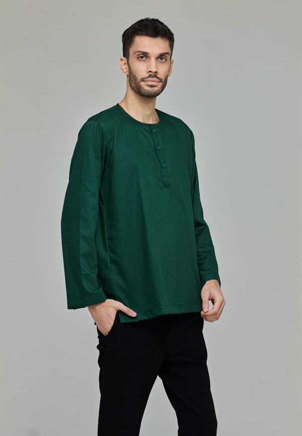 Zayd Kurta Emerald Green