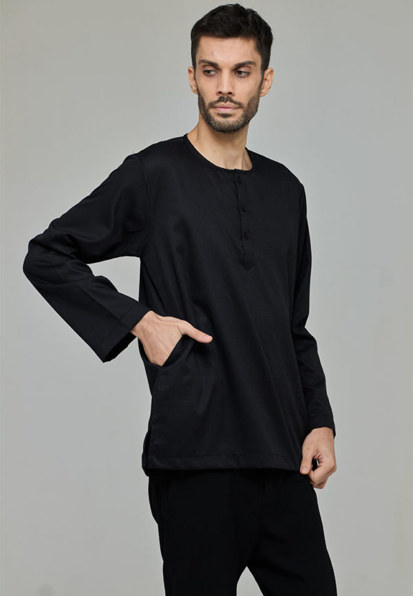 Zayd Kurta Black